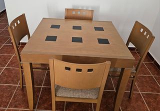 Mesa comedor extensible