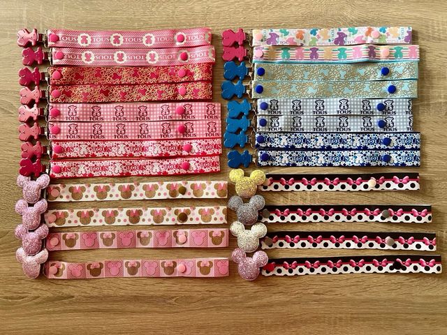 Porta ciuccio in tessuto fatto a mano