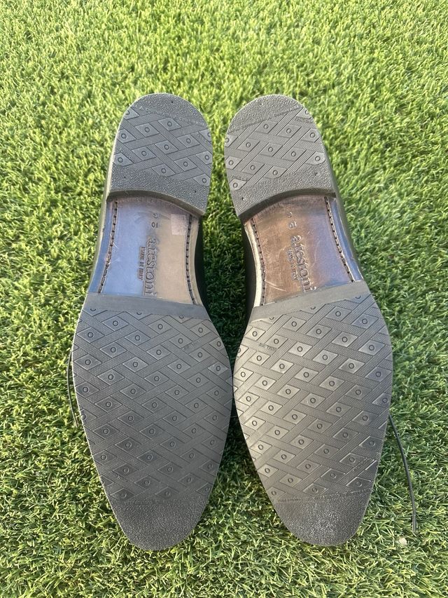 scarpe a.testoni misura 10, misura 46, colore nero