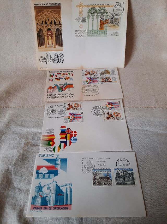 SOBRES PRIMER DÍA DE CIRCULACIÓN