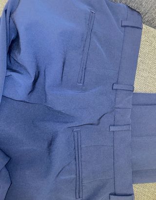 Traje slim Zara azul 38 y 48