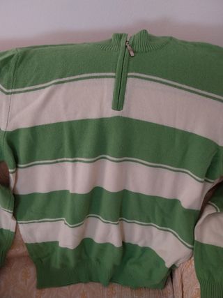 Maglia zip cashmere uomo