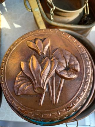 Set 4 Formine in rame vintage