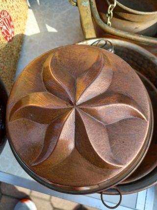 Set 4 Formine in rame vintage