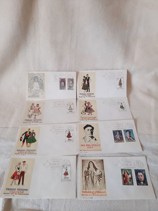 SOBRES PRIMER DÍA DE CIRCULACIÓN