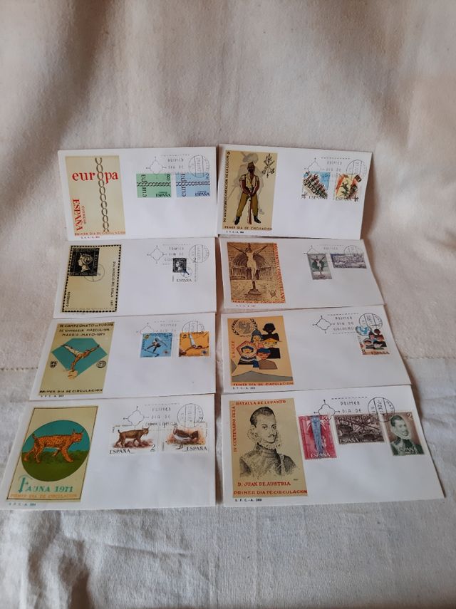 SOBRES PRIMER DÍA DE CIRCULACIÓN