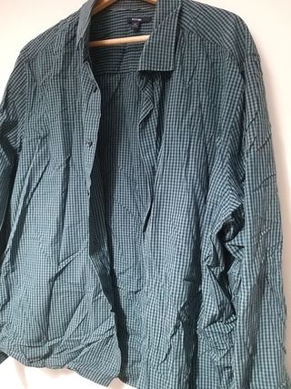 Camisa azul hombre T.XXL