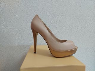 Zapatos de plataforma piel