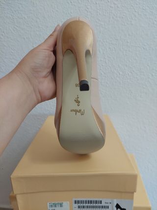 Zapatos de plataforma piel