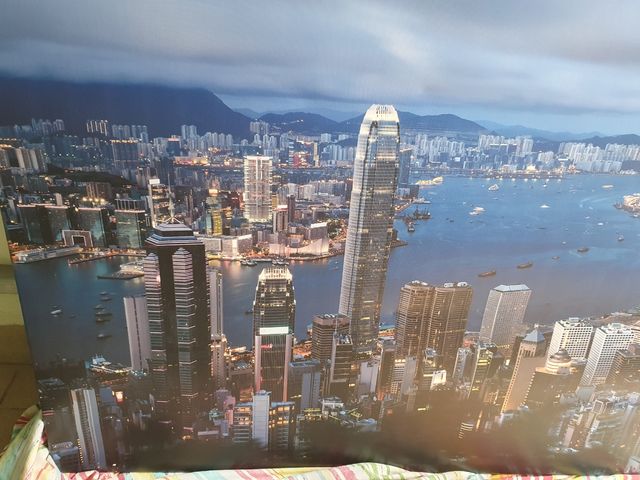 Stampa su tela Skyline Hong Kong