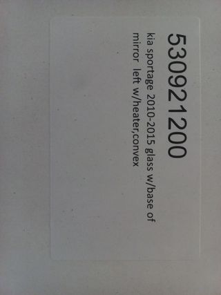 Vetro specchio retrovisore Kia Sportage Dx