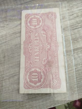 Billet antiguo 