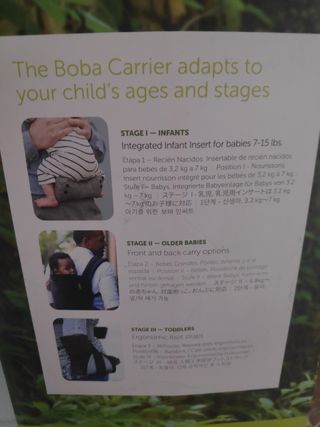 Mochila portabebés BOBA