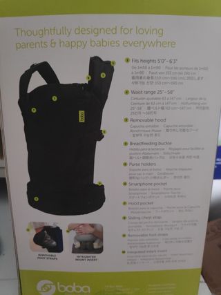 Mochila portabebés BOBA