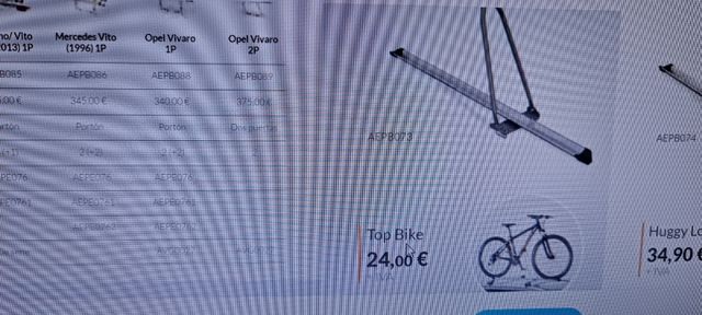 Porta bicicletas town car 