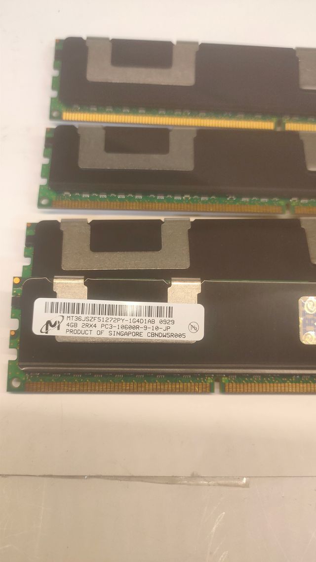 144 Gb Pc3-10600R 1333Mhz ECC