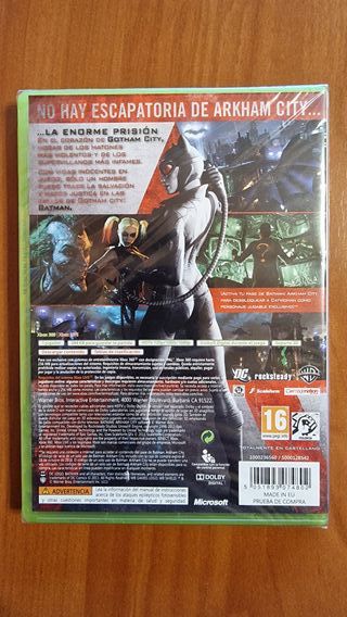 🔴 BATMAN ARKHAM CITY XBOX 360 PAL ESP PRECINTADO