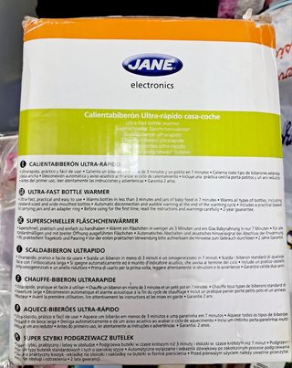 CALIENTA BIBERONES JANE