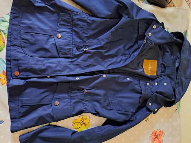 Impermeabile blu conbipel taglia m