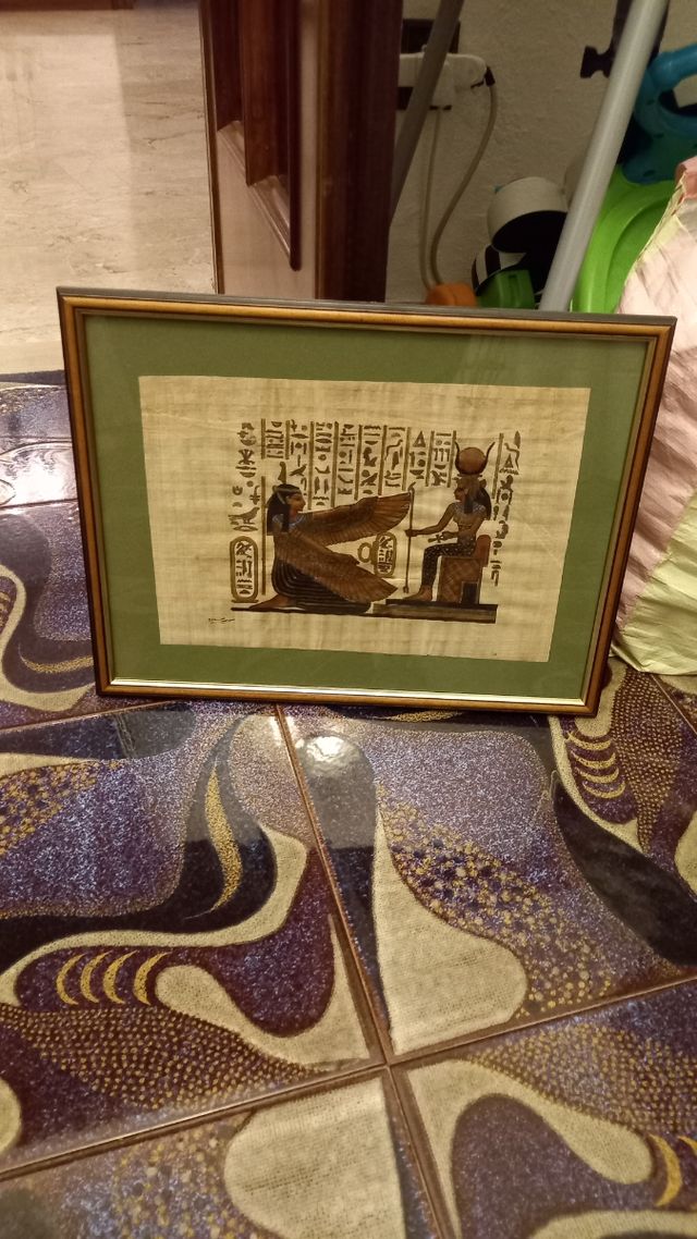 Quadri con papiri egiziani