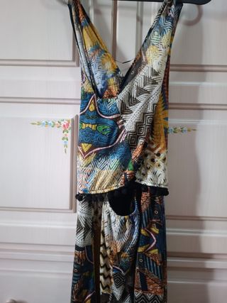 Vestido estampado étnico