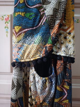 Vestido estampado étnico