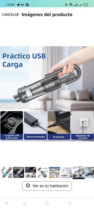 Aspiradora de mano NUEVA