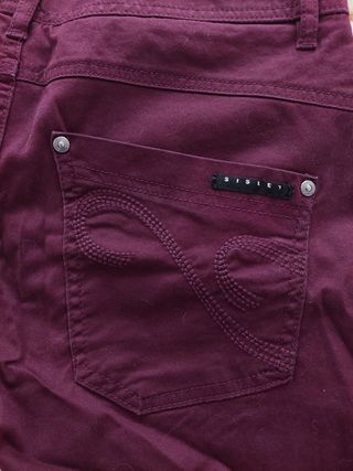 Pantalone Sisley invernale color vinacci