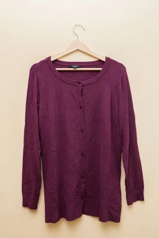 Rebeca cárdigan de color morado de Esmara