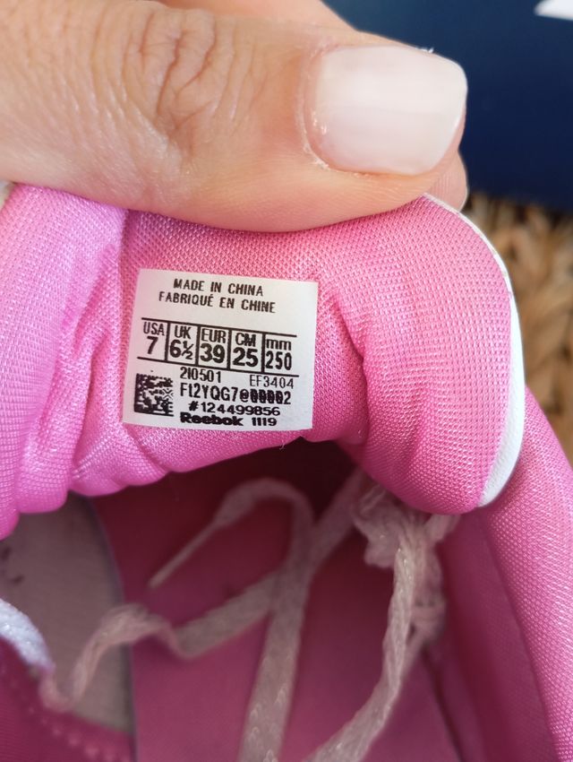 Reebok classic rosa 39