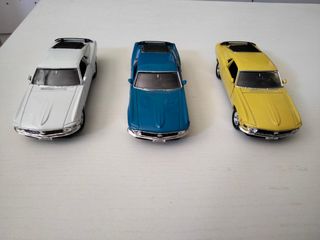 3 Ford Mustang 1970 escala 1:34
