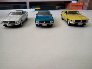 3 Ford Mustang 1970 escala 1:34