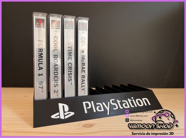 Soporte Juegos Psx - Impresión 3D