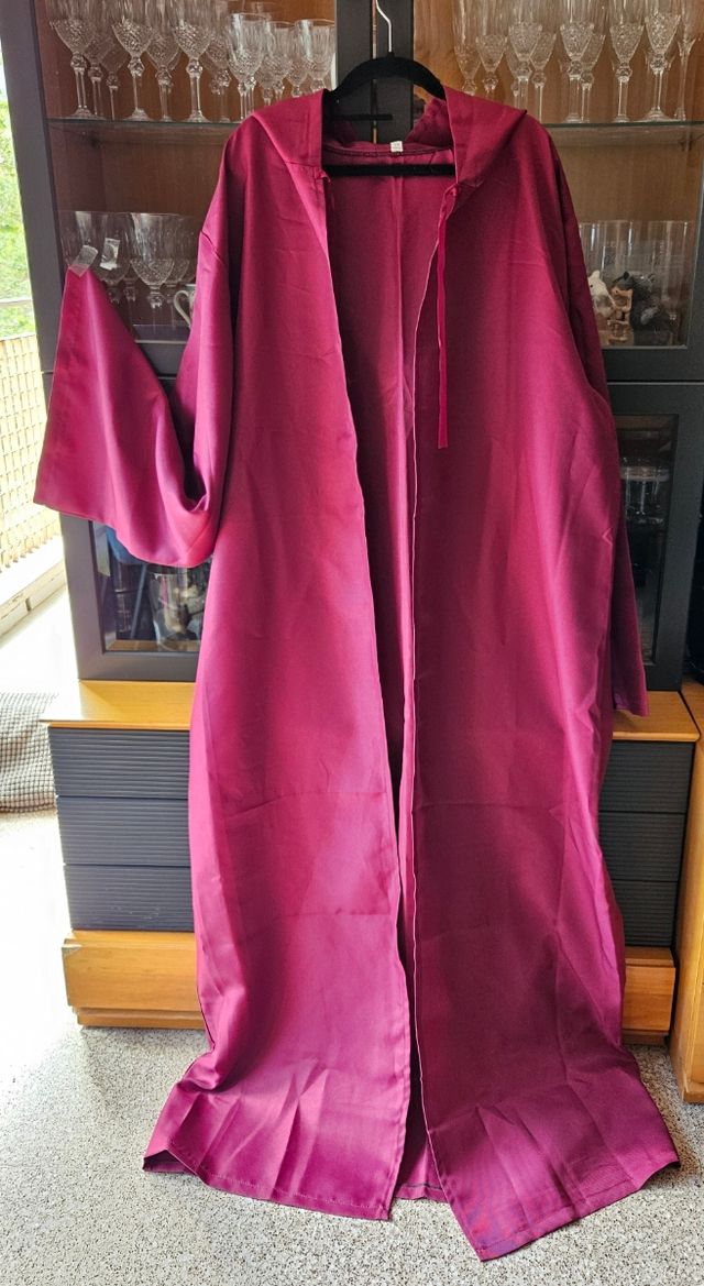 Disfraz La Capa Túnica  Burdeo XL