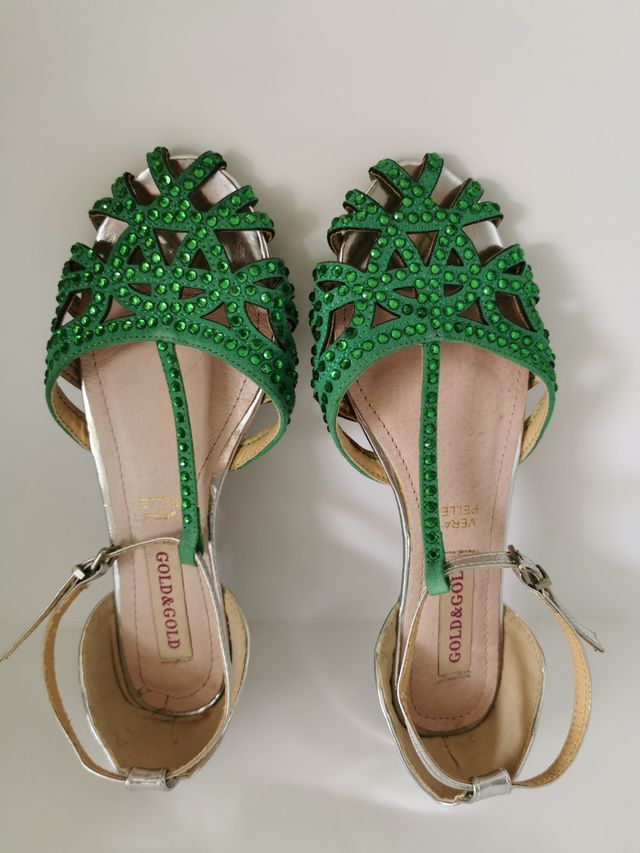 Sandalias de chica N°36 de Gold & Gold