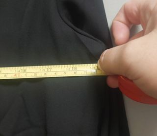 Blusa negra de gasa de Zara