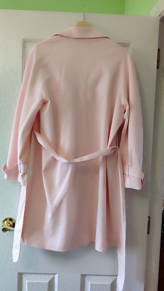 Gabardina rosa zara