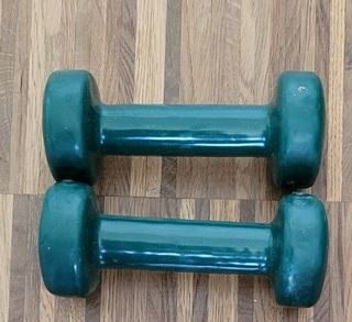 Mancuernas Ergonómicas 2x1 Kg hexagonales  Agarre