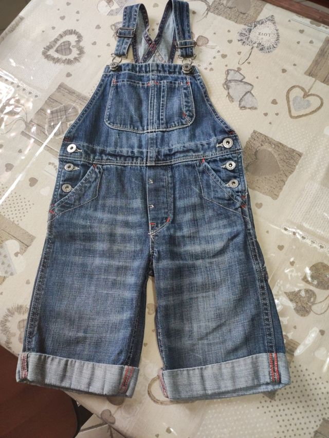 Salopette corta bambino