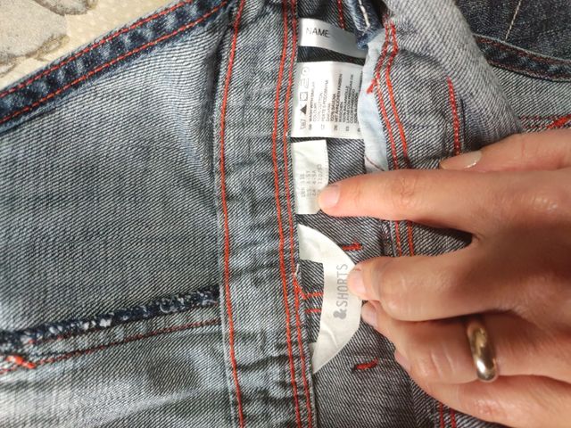 Salopette corta bambino