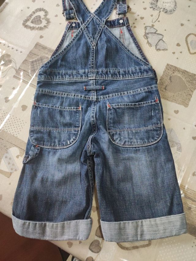 Salopette corta bambino