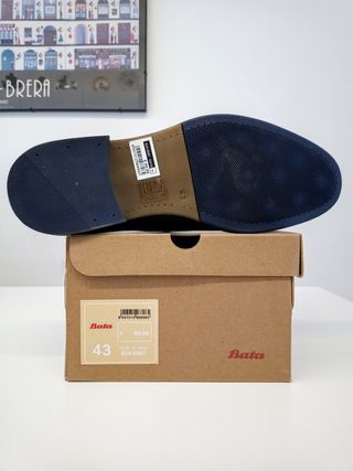 Scarpe Artigianali Bata Pelle Naturale Casual 43