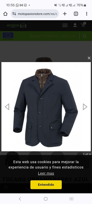 Tucano Urbano chaqueta moto estilo traje