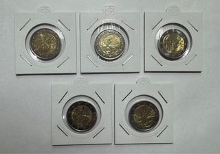 30 MONEDAS DE 2 EUROS CONMEMORATIVAS.