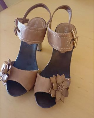 Sandalias tacón talla 40