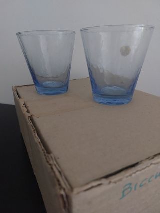 12 Bicchieri in vetro
