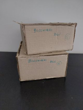 12 Bicchieri in vetro