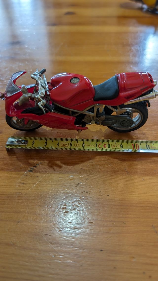 Modellino Moto Ducati 996, rossa, usato