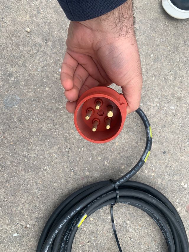 Manguera 5 hilos conector hartin