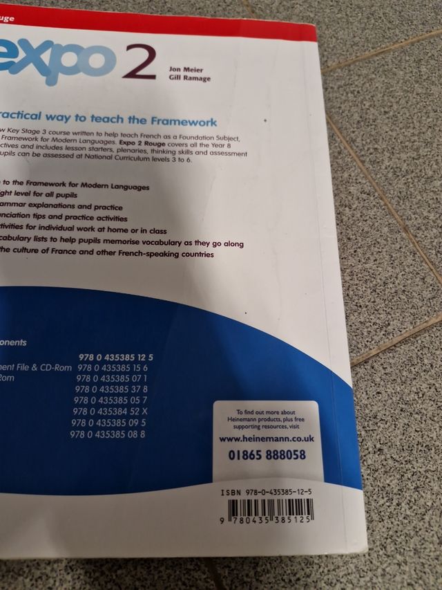 Libros certificate francés